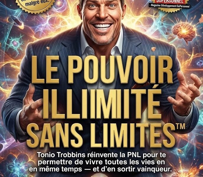 parodie du pouvoir illimité de Tony Robbins www.developpementsupersonnel.fr