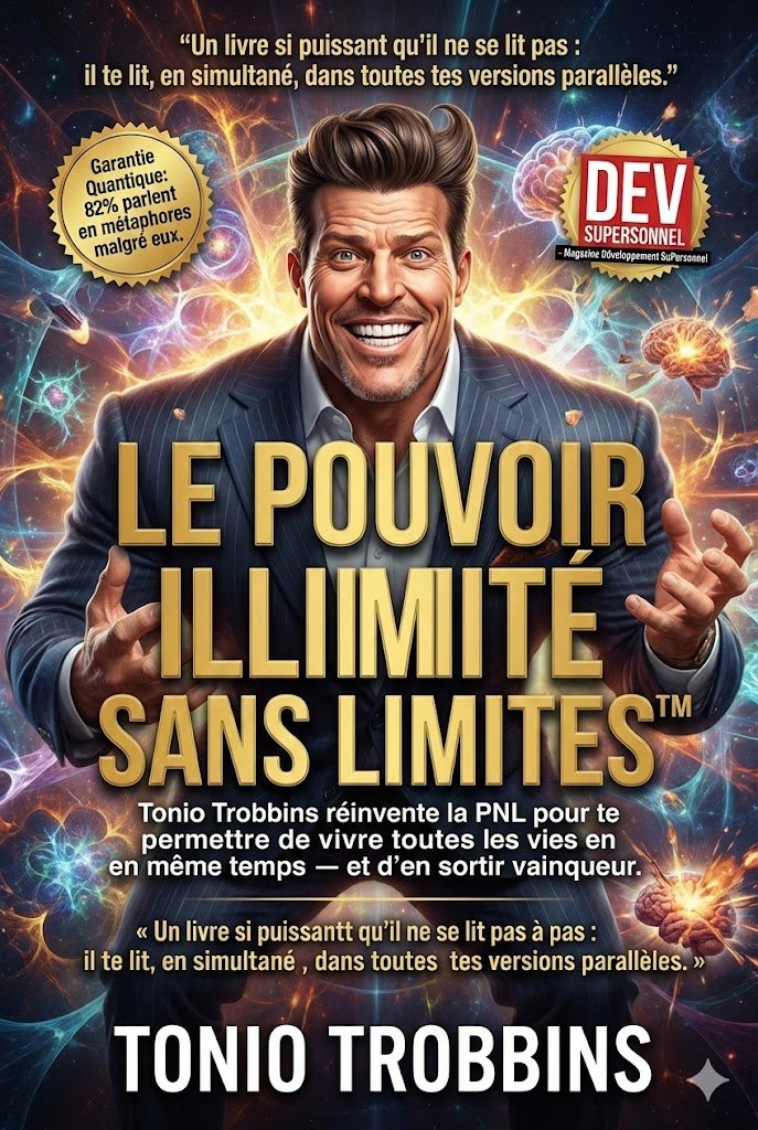 parodie du pouvoir illimité de Tony Robbins www.developpementsupersonnel.fr